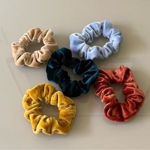 Velvety Scrunchies